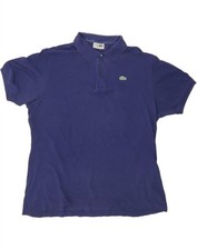 Camisa polo masculina LACOSTE tamanho 8 3XL azul marinho algodão DI98 comprar usado  Enviando para Brazil