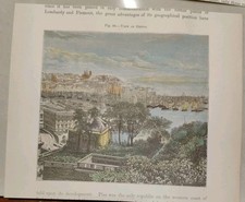Bella xilographia acquarellata usato  Viadana
