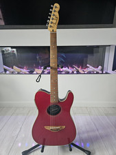 Fender teleacoustic guitar for sale  RENFREW