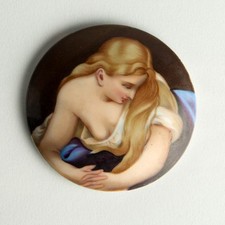 Biedermeier porzellan bild gebraucht kaufen  Isernhagen