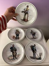Assiettes porcelaine metiers d'occasion  Hyères