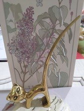 Vintage brass cat d'occasion  Expédié en Belgium