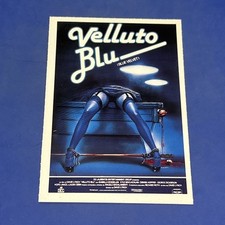 Velluto blu poster usato  Bari