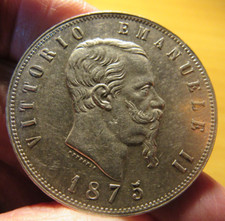 Lire 1875 vittorio usato  Vaglio Serra