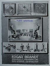 1932 edgar brandt d'occasion  Expédié en Belgium