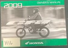 OEM HONDA 2009 CRF230M OWNER MANUAL comprar usado OEM HONDA 2009 CRF230M OWNER MANUAL comprar usado  Enviando para Brazil