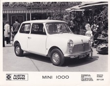 B.L. AUSTIN MORRIS MINI 1000, L.H.D. FOTOGRAFIA FRONTAL, VISTA LATERAL, ÉPOCA. comprar usado  Enviando para Brazil