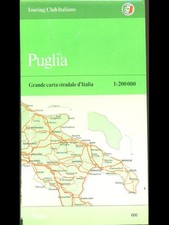 Puglia cartina stradale usato  Italia