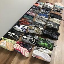 Lote 30 pares de sapatos esportivos revendedor atacado Hoka a granel Nike Air Jordan Brook comprar usado Lote 30 pares de sapatos esportivos revendedor atacado Hoka a granel Nike Air Jordan Brook comprar usado  Enviando para Brazil