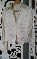 Camicia raso bianca usato  Torino