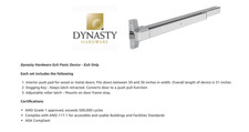 Dynasty hardware push for sale  Waller
