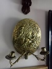 Antique brass repousse for sale  CHESTER