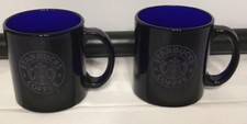 Caneca StarBucks Vintage Azul Cobalto Transparente 12 oz comprar usado  Enviando para Brazil