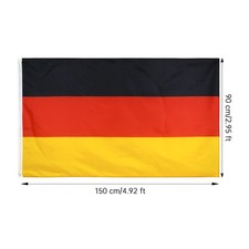 Deutschlandfahne 150 polyester gebraucht kaufen  Selters