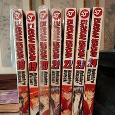 Lot 7  Rurouni Kenshin English Manga Books 18-24 by Nobuhiro Watsuki   comprar usado  Enviando para Brazil