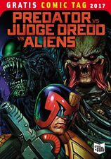 Usado, Gratis Comic Tag 2017 PREDATOR vs JUDGE DREDD vs ALIENS comprar usado  Enviando para Brazil