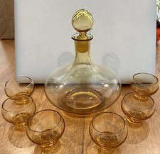 Vtg italian amber for sale  Chesterfield