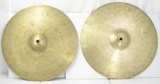 PAR VINTAGE-14" PRATOS ZILDJIAN EUA SUPERIOR E INFERIOR HI-HAT-1.550 GRAMAS-ÓTIMO comprar usado  Enviando para Brazil