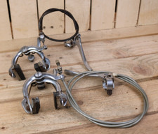 Pinças de freio Raleigh Industries cromadas alavancas e cabos bicicleta retrô vintage comprar usado  Enviando para Brazil