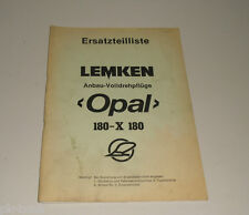 Teilekatalog ersatzteilliste l gebraucht kaufen  Jever