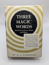 Three Magic Words By U S Anderson (1962, 6th Printing) HARDCOVER DUST JACKET comprar usado  Enviando para Brazil