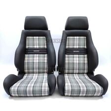 【1 PAR】AUTÊNTICO RECARO LSB CINZA TARTAN Muito Bom Estado, usado comprar usado  Enviando para Brazil