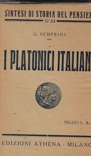Semprini giova..i platonici usato  Italia