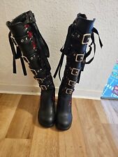 Demonia gothic stiefel gebraucht kaufen  Berlin
