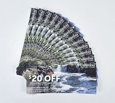 Columbia 100 coupons for sale  Fletcher
