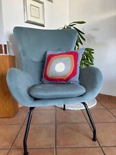 Moderner sessel blau gebraucht kaufen  Germering