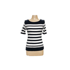 Blusa de algodão listrada azul Tommy Hilfiger - Feminina média comprar usado  Enviando para Brazil