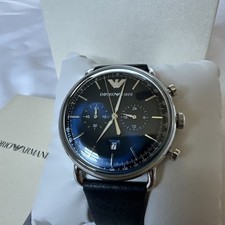 Usado, Relógio cronógrafo masculino Emporio Armani 42 mm autêntico (muito bom estado) comprar usado  Enviando para Brazil