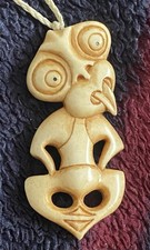 Māori pendant tiki for sale  CREWE