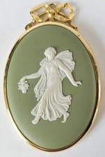 Wedgwood jasperware green for sale  SHEFFIELD