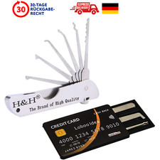 Lockpicking kit kreditkarten gebraucht kaufen  Berlin