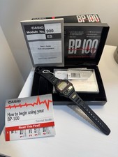 Relógio Casio BP-100 monitor de pressão arterial com caixa e papéis originais  comprar usado  Enviando para Brazil