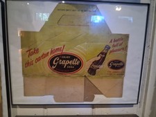 Grapette cardboard soda for sale  Camden