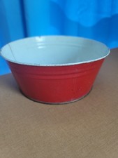 Tin round container for sale  Bedford