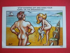 Saucy comic postcard for sale  HUNTINGDON