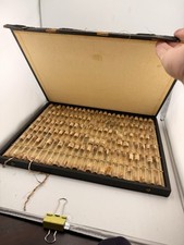Caja de varias piezas de reloj en tubos de vidrio de colección enormes bastones suizos segunda mano  Embacar hacia Mexico