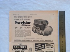 Motor de motocicleta Excelsior Talisman anúncio original de uma revista comprar usado  Enviando para Brazil