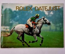 Vintage datejust booklet usato  Italia
