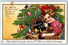 Christmas postcard child for sale  Terre Haute