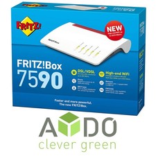 AVM FRITZBox 7590 MESH WLAN Supervectoring VDSL DSL Gigabit Modem *HÄNDLER* comprar usado AVM FRITZBox 7590 MESH WLAN Supervectoring VDSL DSL Gigabit Modem *HÄNDLER* comprar usado  Enviando para Brazil
