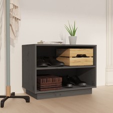 Schuhschrank grau 60x34x45 gebraucht kaufen  Leun