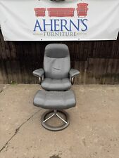 Grey leather ekornes for sale  BOSTON