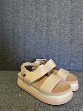 Sandálias plataforma Melissa rosa arco suporte biqueira aberta feminina tamanho 7 comprar usado  Enviando para Brazil