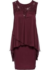 Kleid jersey chiffon gebraucht kaufen  Deutschland