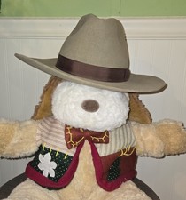 Chapéu de feltro vintage John B. Stetson 4X castor cowboy faroeste XXXX verde sálvia silenciado  comprar usado Chapéu de feltro vintage John B. Stetson 4X castor cowboy faroeste XXXX verde sálvia silenciado  comprar usado  Enviando para Brazil