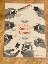 Ronson comet feuerzeug gebraucht kaufen  Aßlar